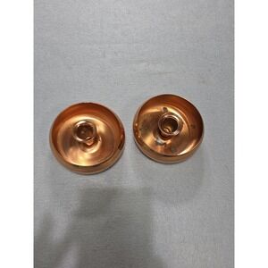 (2) Beautiful Vintage Coppercraft Guild Copper Taper Candlestick Holders